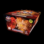 Ruby Mine - 25 Shot 500-Gram Fireworks Cake - Sky Bacon