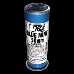 Blue Mine - Single Shot Firework - 76 Pro Line