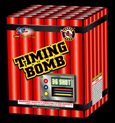 Timing Bomb - 36 Shots Fireworks Cake - Cannon Brand