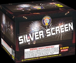 Silver Screen - 35 Shot Fireworks Cake - Brothers