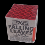 Red Falling Leaves - 25 Shot Fireworks Cake - 76 Pro Line