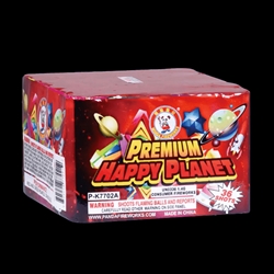 Premium Happy Planet - 36 Shot Fireworks Cake - Winda