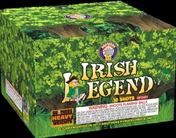Irish Legend - 30 Shot Fireworks Cake