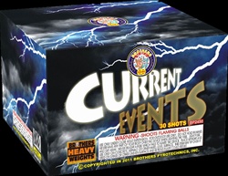 Current Events - 30 Shot 350 Gram Fireworks Cake - Brothers Pyrotechnics