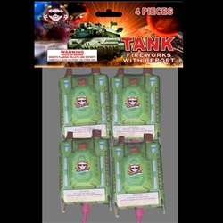 Tank with Star - Novelty Firework - Sky Bacon