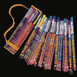 Roman Candle Poly Pack - 10 Shot  Assortment - Winda