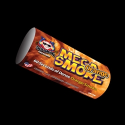 Mega Orange Smoke - 60+ Second Duration Smoke Bomb - Sky Bacon