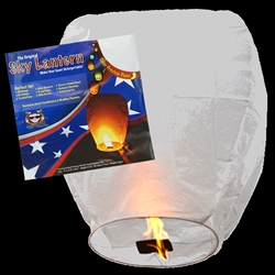 Sky Lantern - White - Sky Bacon