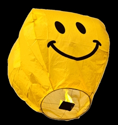 Sky Lantern - Smiley Face