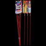 Assorted Rockets - Fireworks Stick Rockets - Mighty Max