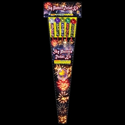 Sky Pattern Rocket Kit - Fireworks Stick Rockets - Firehawk