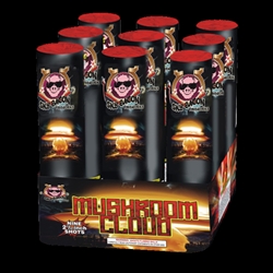 Mushroom Cloud - 9 Shot Aerial Tube Rack - Sky Bacon