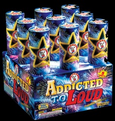 Addicted to Loud - 9 Shot Fireworks Finale Rack- Winda