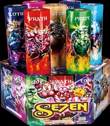 Se7en - 7 Shot Aerial Tubes - Winda Fireworks