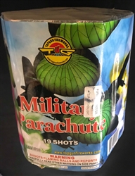 Military Parachute w/Colored Smoke - 19 Shots