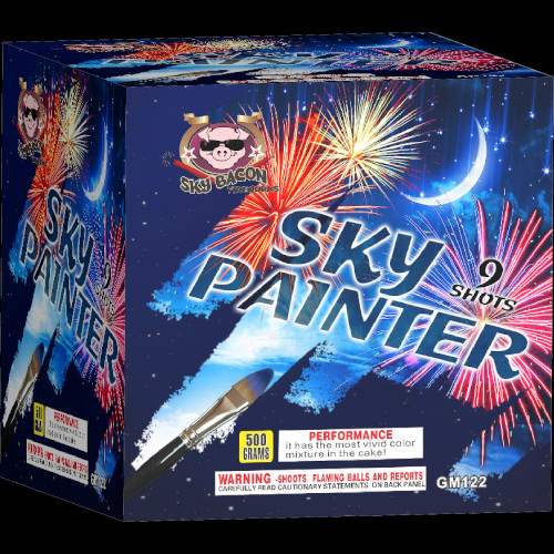 Sky Painter - 9 Shot 500 Gram Cake - Sky Bacon